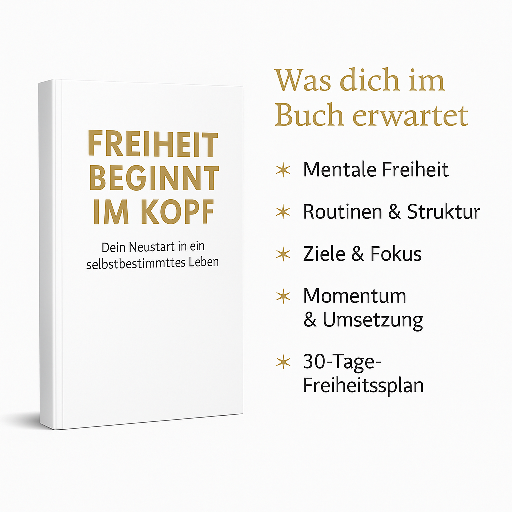 Freiheit beginnt im Kopf - Dein Neustart in ein selbstbestimmtes Leben | Ebook + Bonusmaterial